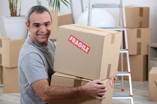 Professional furniture pick-up team at Ealingsef Storage