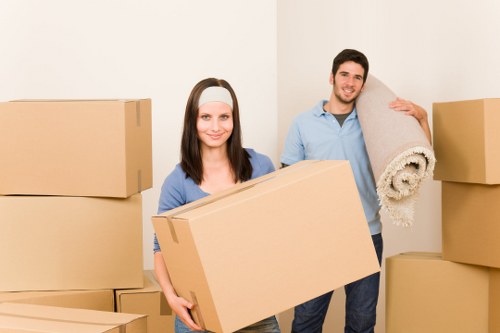 Removalist truck loaded with household items ready for transport