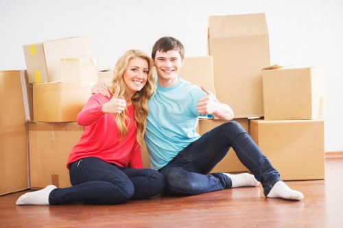 Eco-friendly moving practices in action