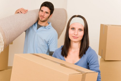 Customer support team assisting with removal truck hire